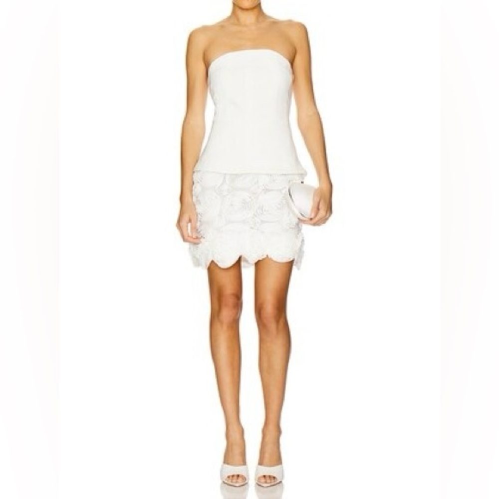 ELLIATT Selena Mini Dress in Ivory